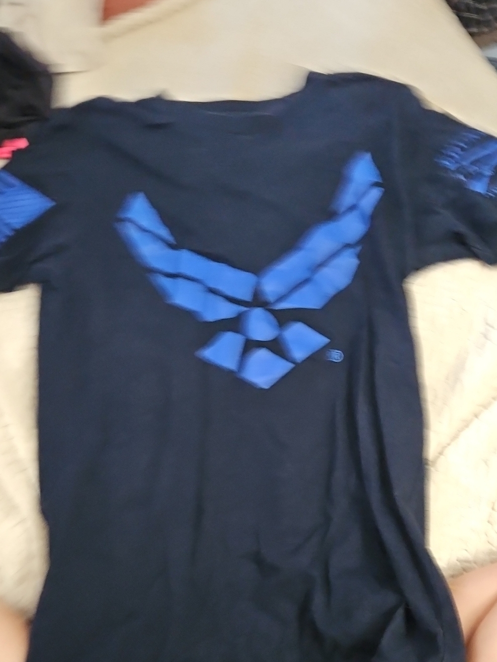 Grunt Style Navy Tee with Blue Airforce Emblem